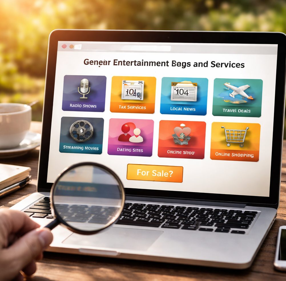 Explore Entertainment Links and Services: Is This Domain for Sale?
