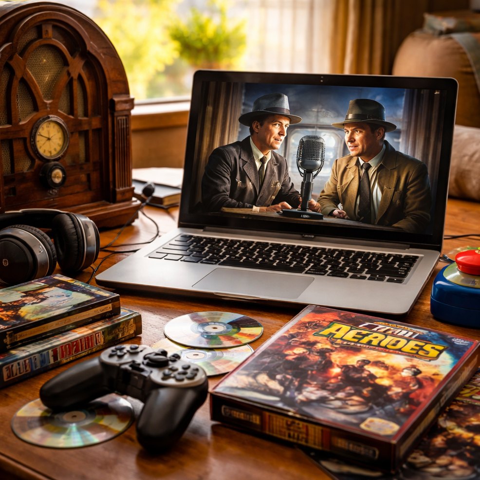 Free Downloads of Classic Radio Shows and Action Games