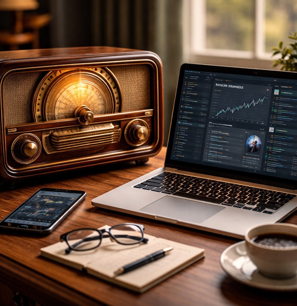 Vintage Radio Meets Modern Finance: A Unique Online Experience